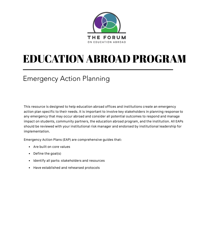8. Emergency Action Planning