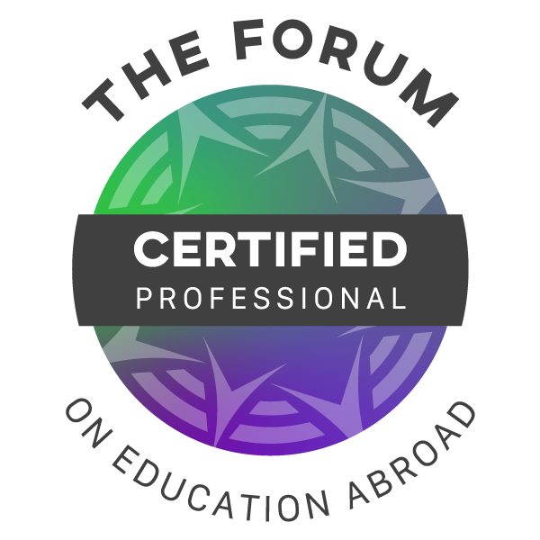 The Form Certified Professional on Education Abroad badge
