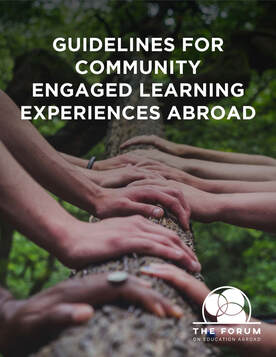 Guidelines for community engaged learning experiences abroad