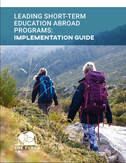 Implementation guide Leading short-term education abroad programs