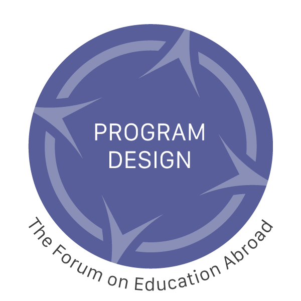 Program Design - The Forum on Education Abroad badge