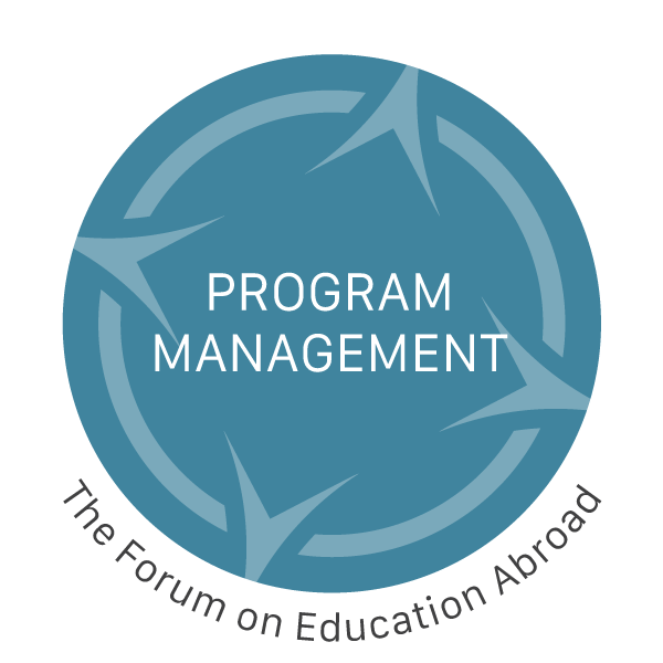 Program Management - The Forum on Education Abroad badge