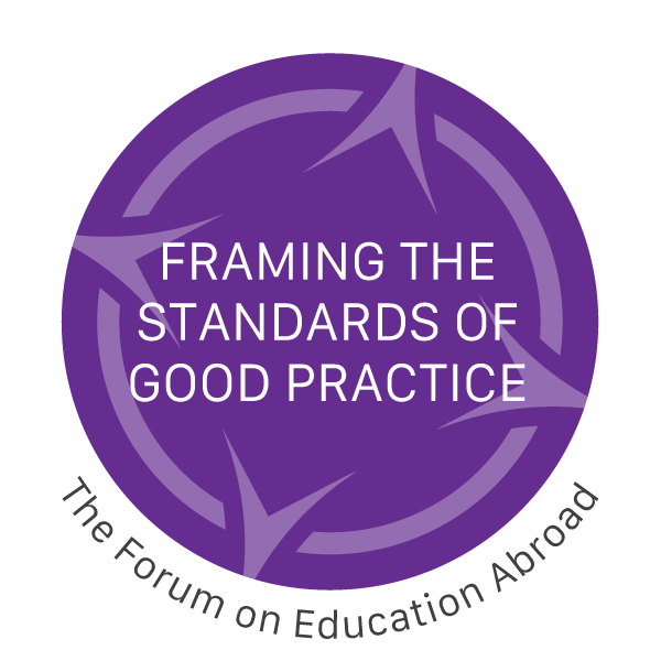 Framing the Standards of Good Practice - The Forum on Education Abroad badge