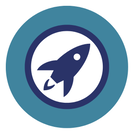 Global Learning Launchpad space ship icon