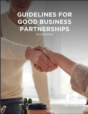 Guidelines for good business partnerships
