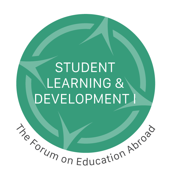 Student Learning & Development I - The Forum on Education Abroad badge